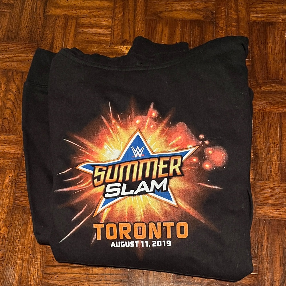 WWE SummerSlam 2019 Black Hoodie Brand New World Wrestling Entertainment